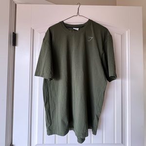 New condition gymshark tee oversized